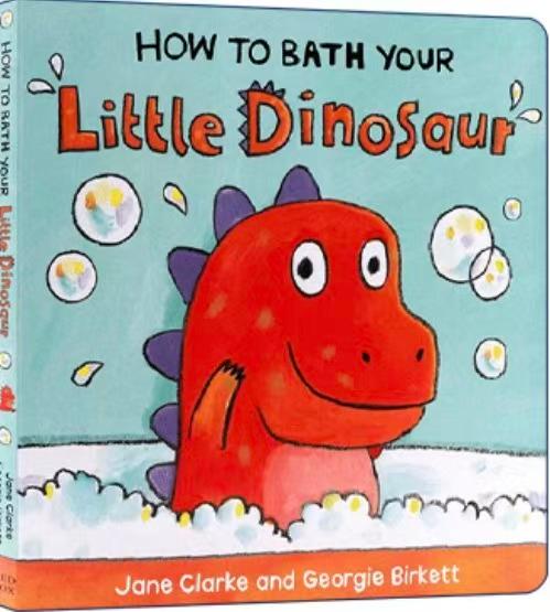 how to bath your little dinosour